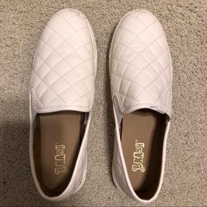 White Quilted Sneakers